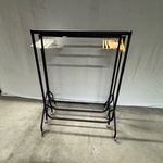 3x Garderoberek, zwart, demontabel